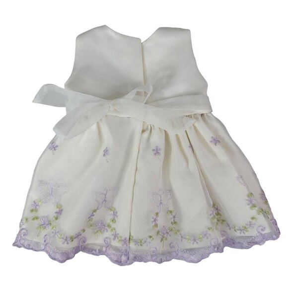 Special Occasions Formal Dress Cream SZ 0-3M Embroidery Pageant Wedding Party - Picture 5 of 9